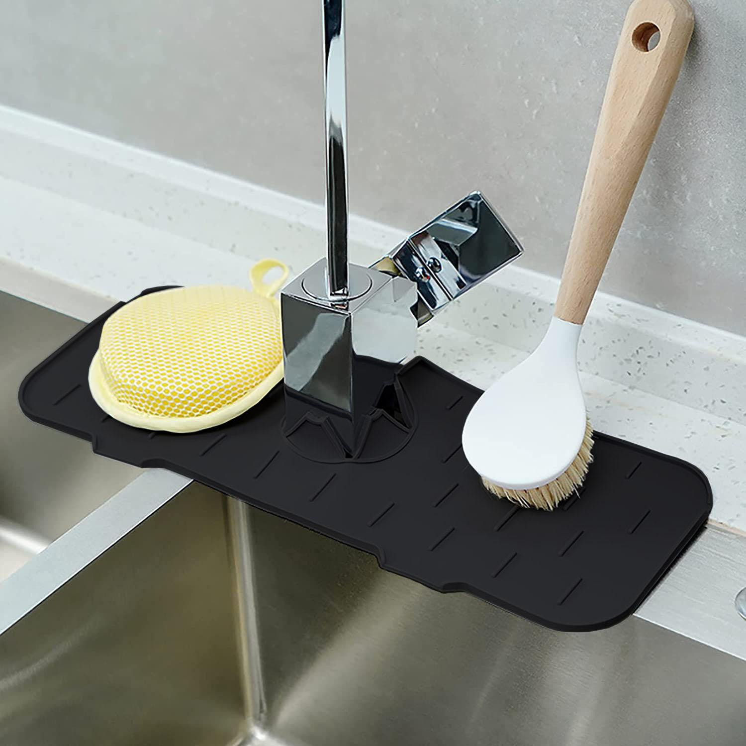 Mat / Splash Guard for Sink - Black