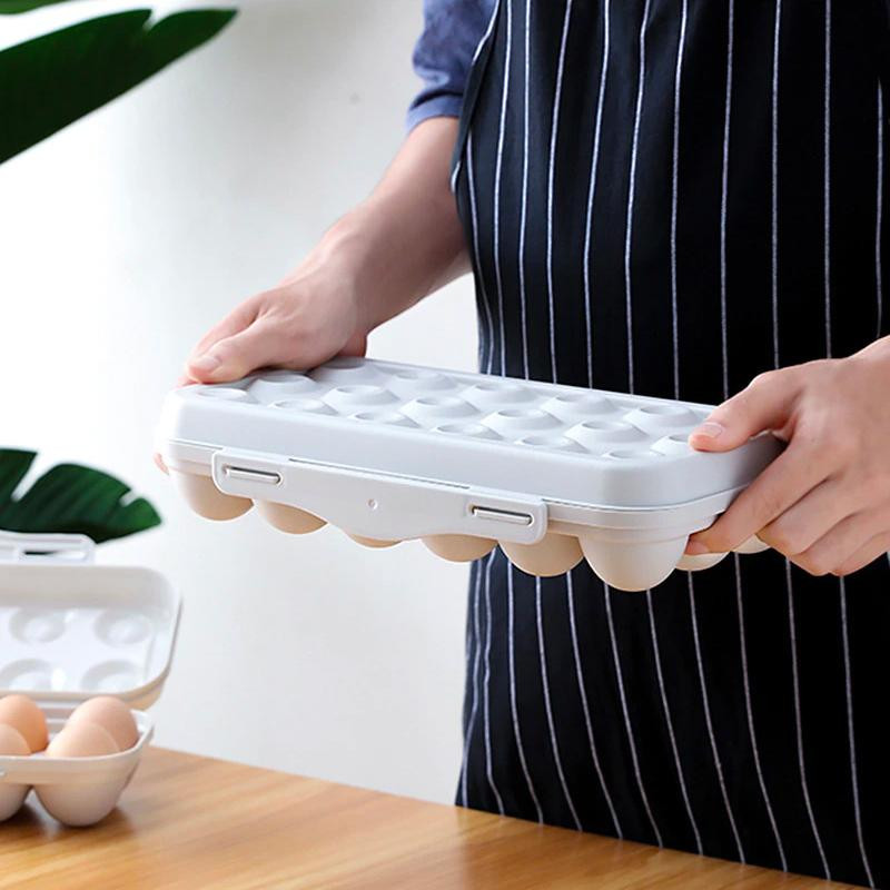 Egg holder, Fridge storage - White
