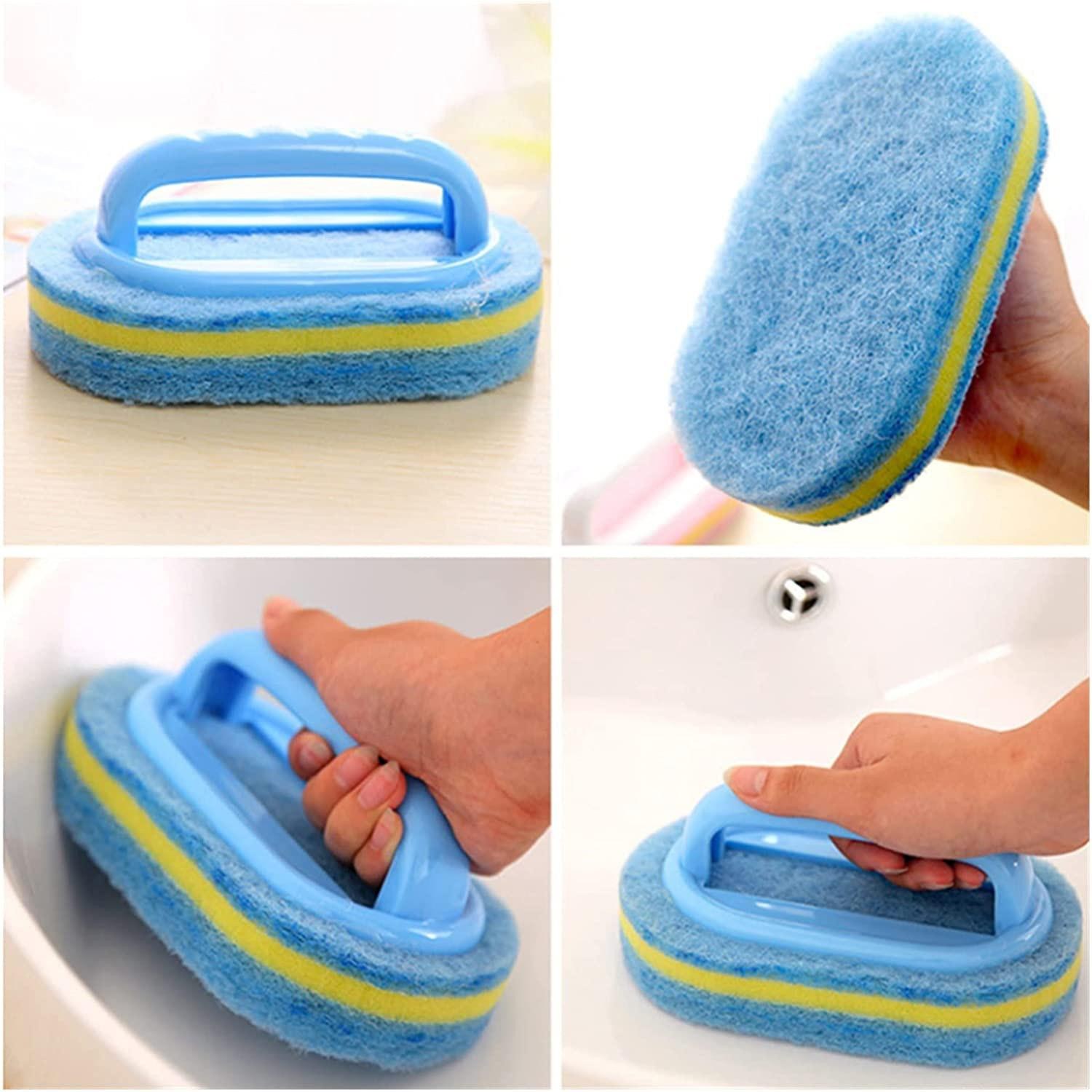 Sponge with Handle for Bathroom and Kitchen