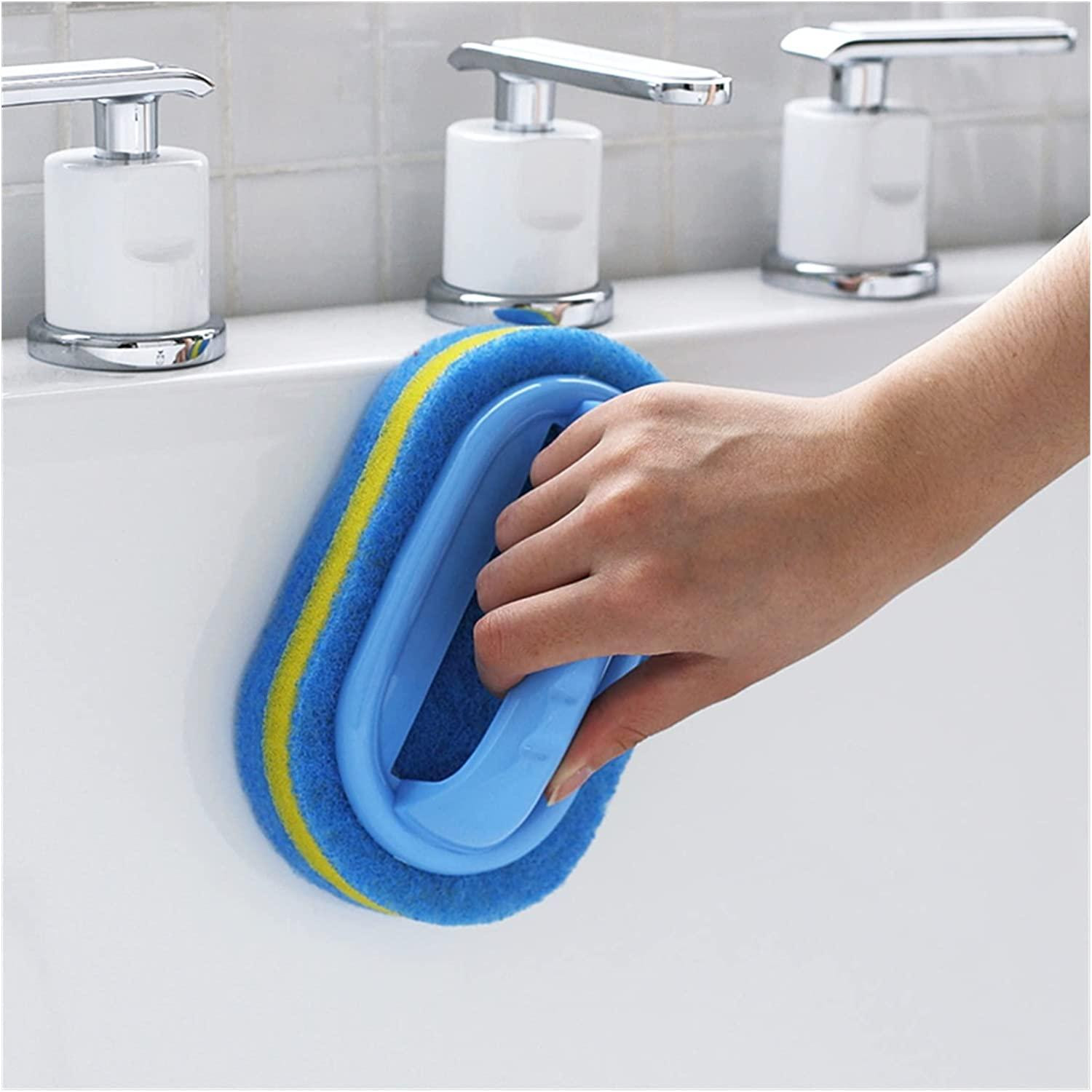 Sponge with Handle for Bathroom and Kitchen
