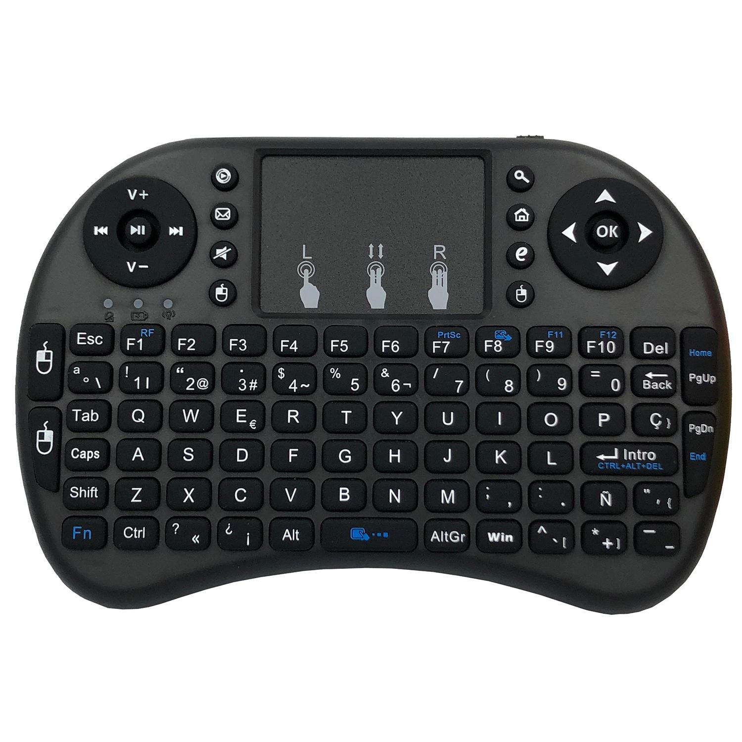 Wireless Mini Keyboard - QWERTY (Black)