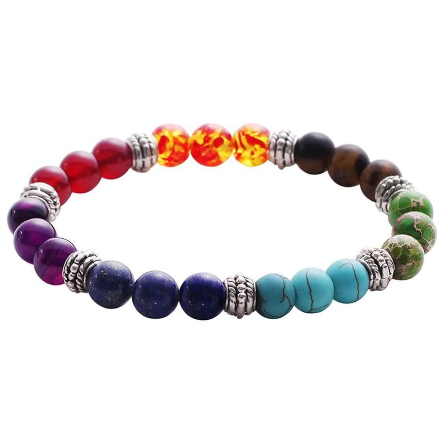 7 Chakra Lava Stone Diffuser Armband