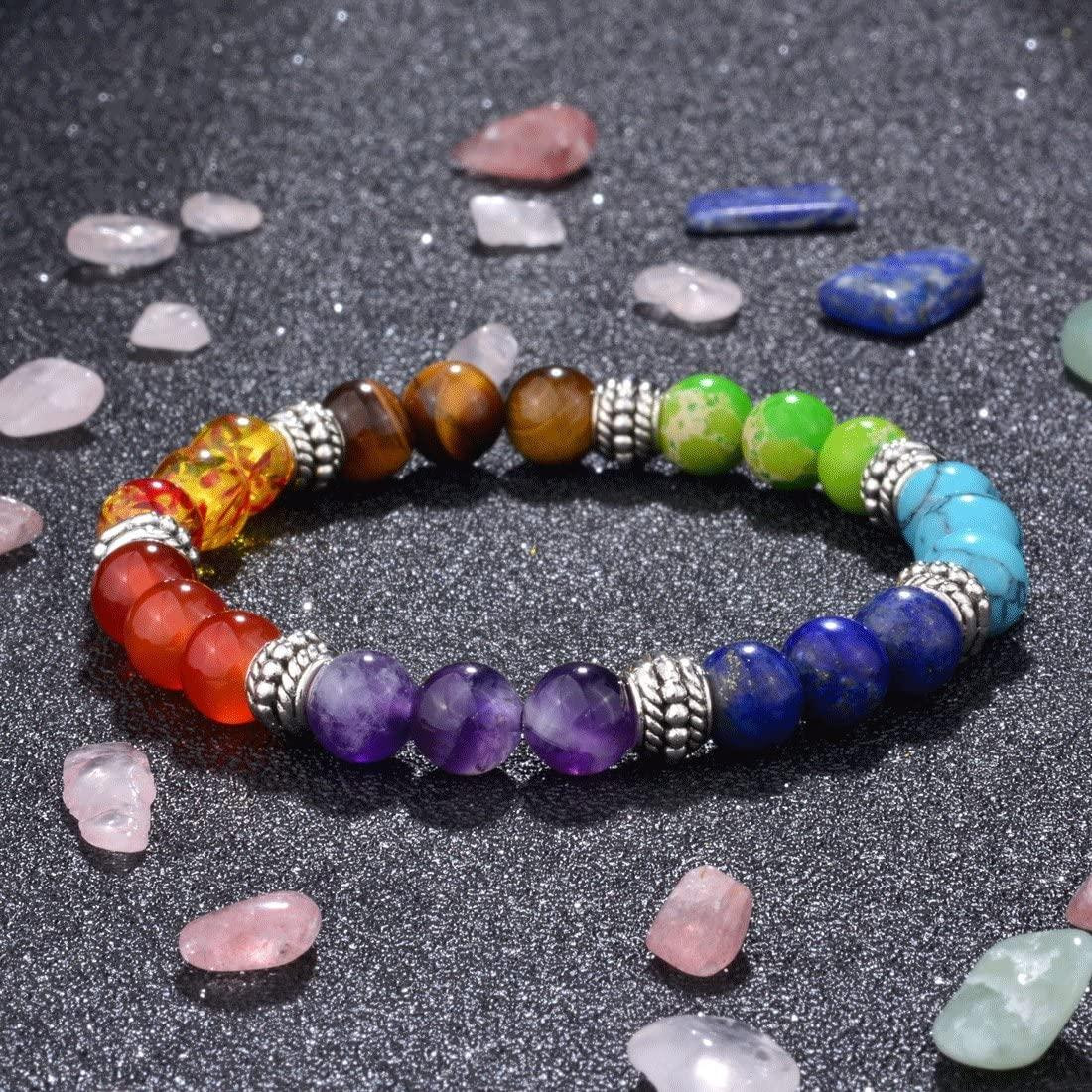 7 Chakra Lava Stone Diffuser Armband
