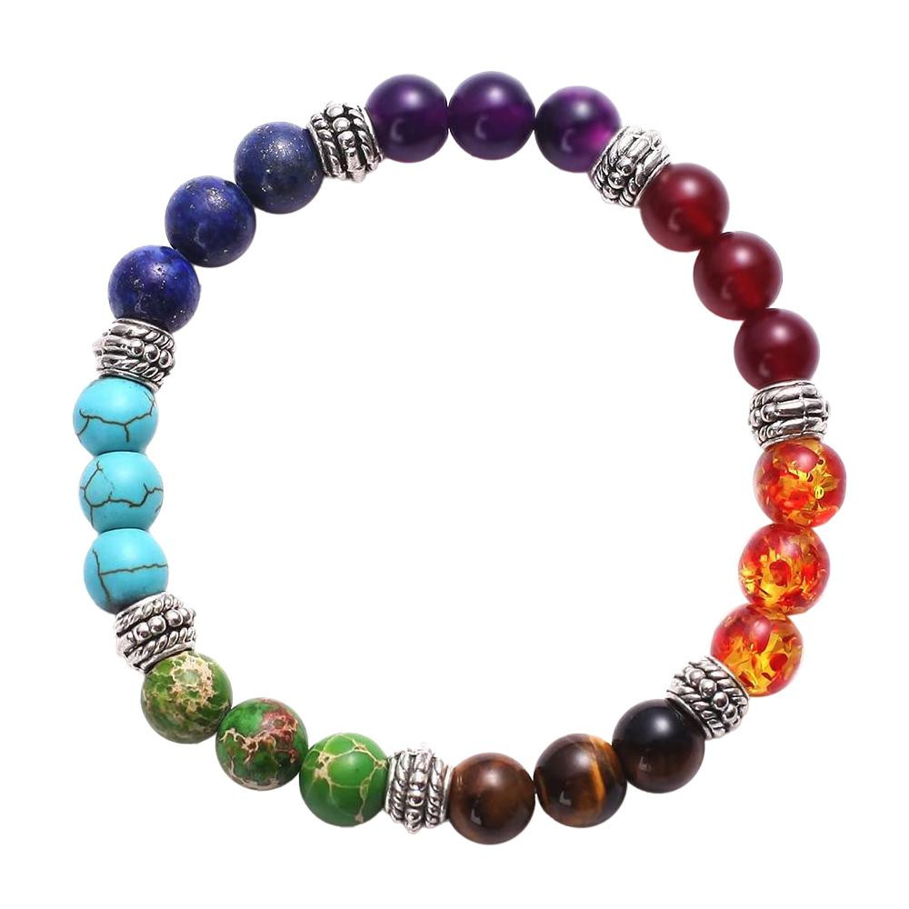 7 Chakra Lava Stone Diffuser Bracelet
