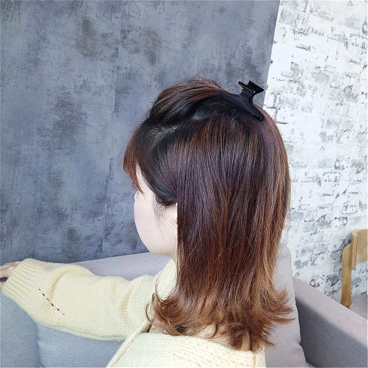 10x Barrettes - Noir
