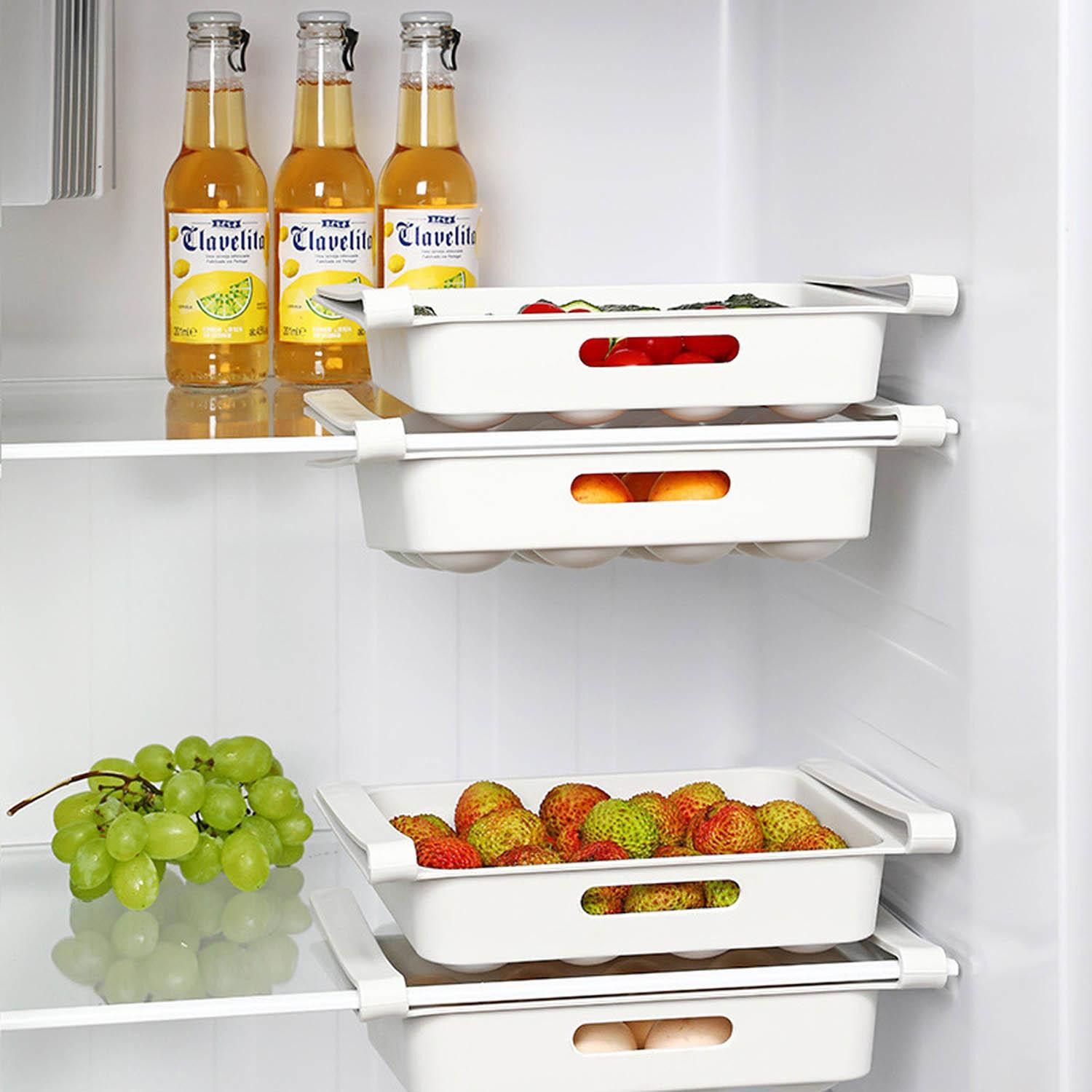 Uitschuifbare eierhouder - koelkastlade
