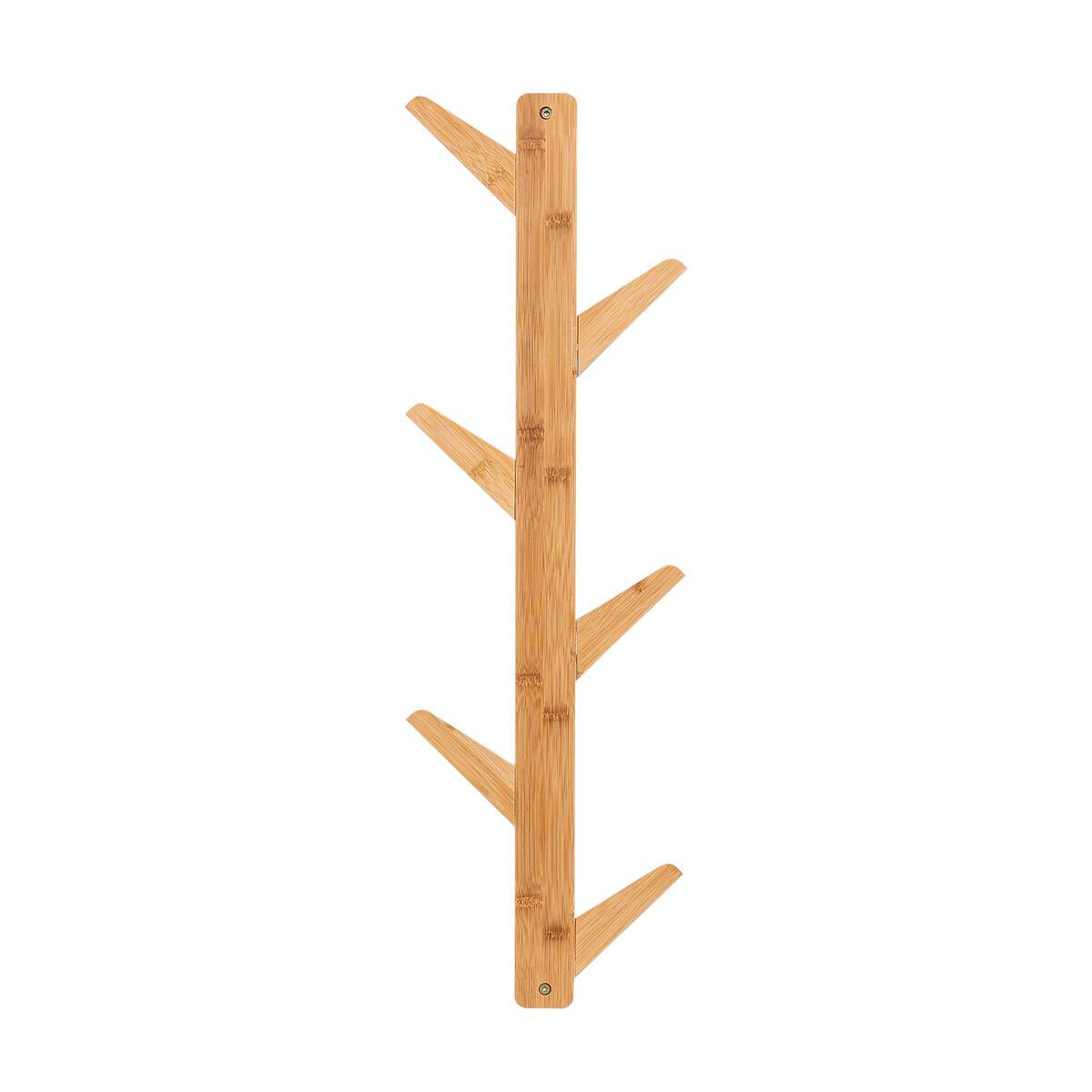 Percha de pared, Bambú - 78 cm