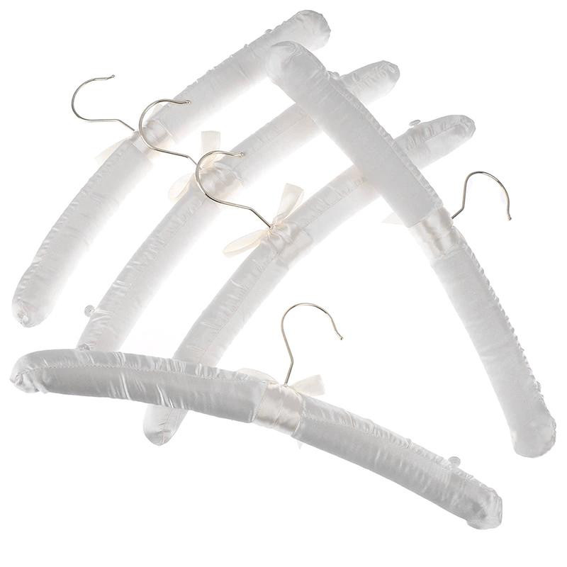5 cabides acolchoados - material acetinado