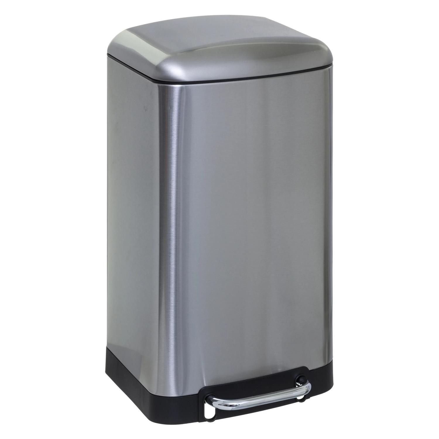 Afvalbak in RVS - 30 L