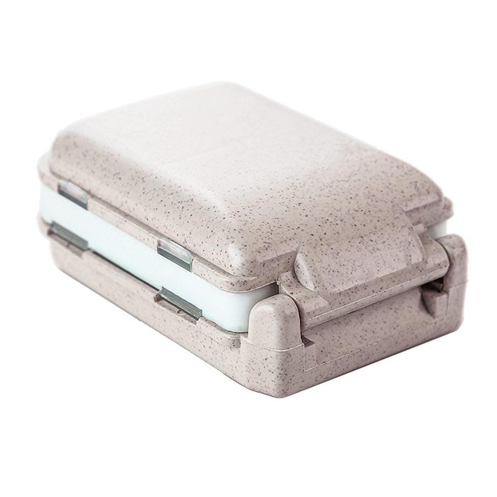 Pill Box, 8 compartments - Beige
