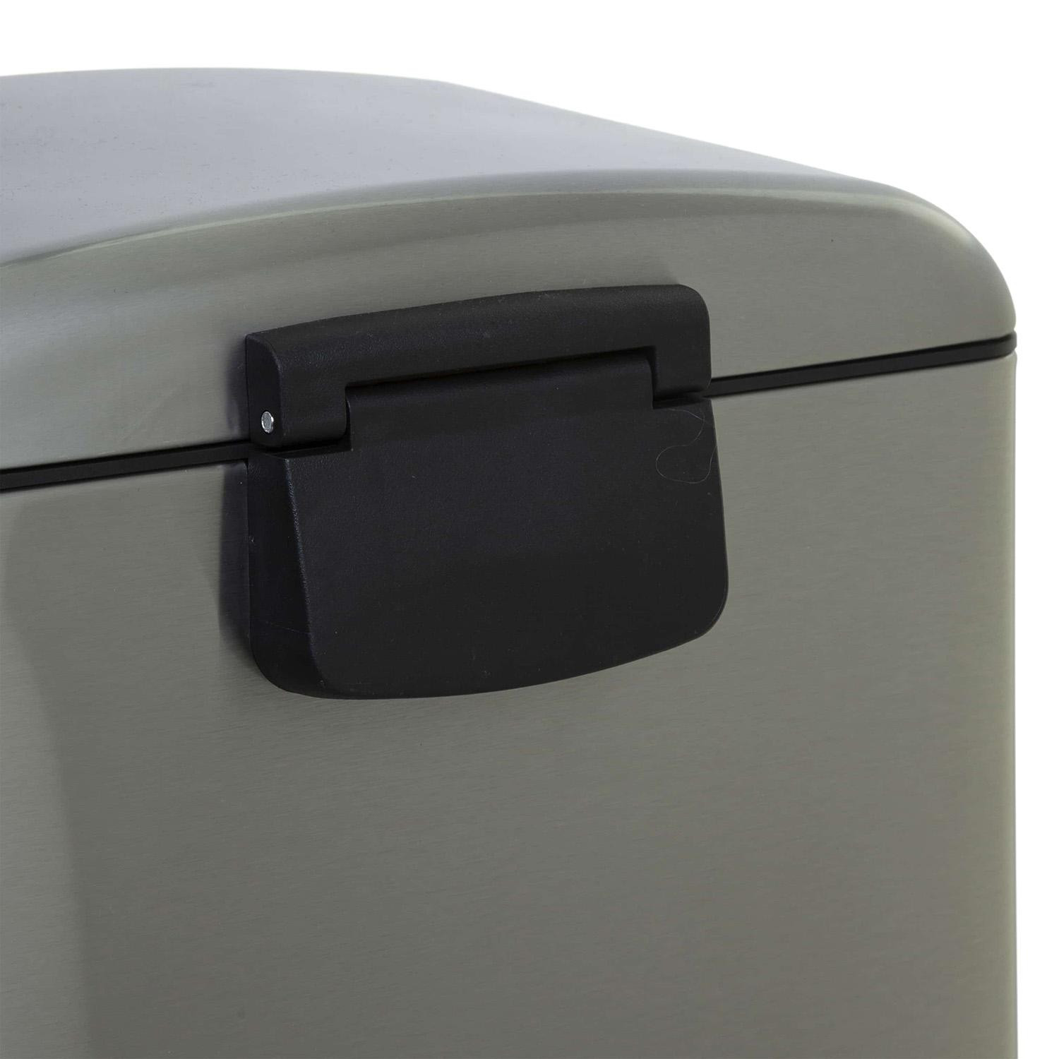 Afvalbak in RVS - 30 L