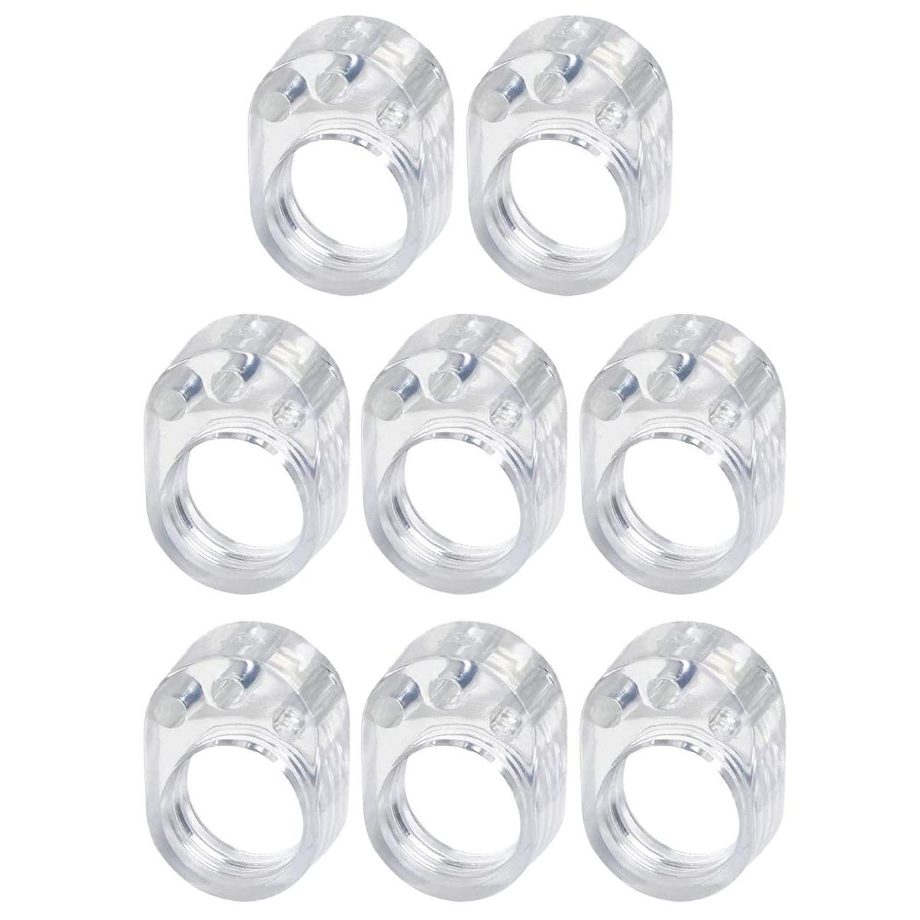 8x Doorstop for Handle - Transparent