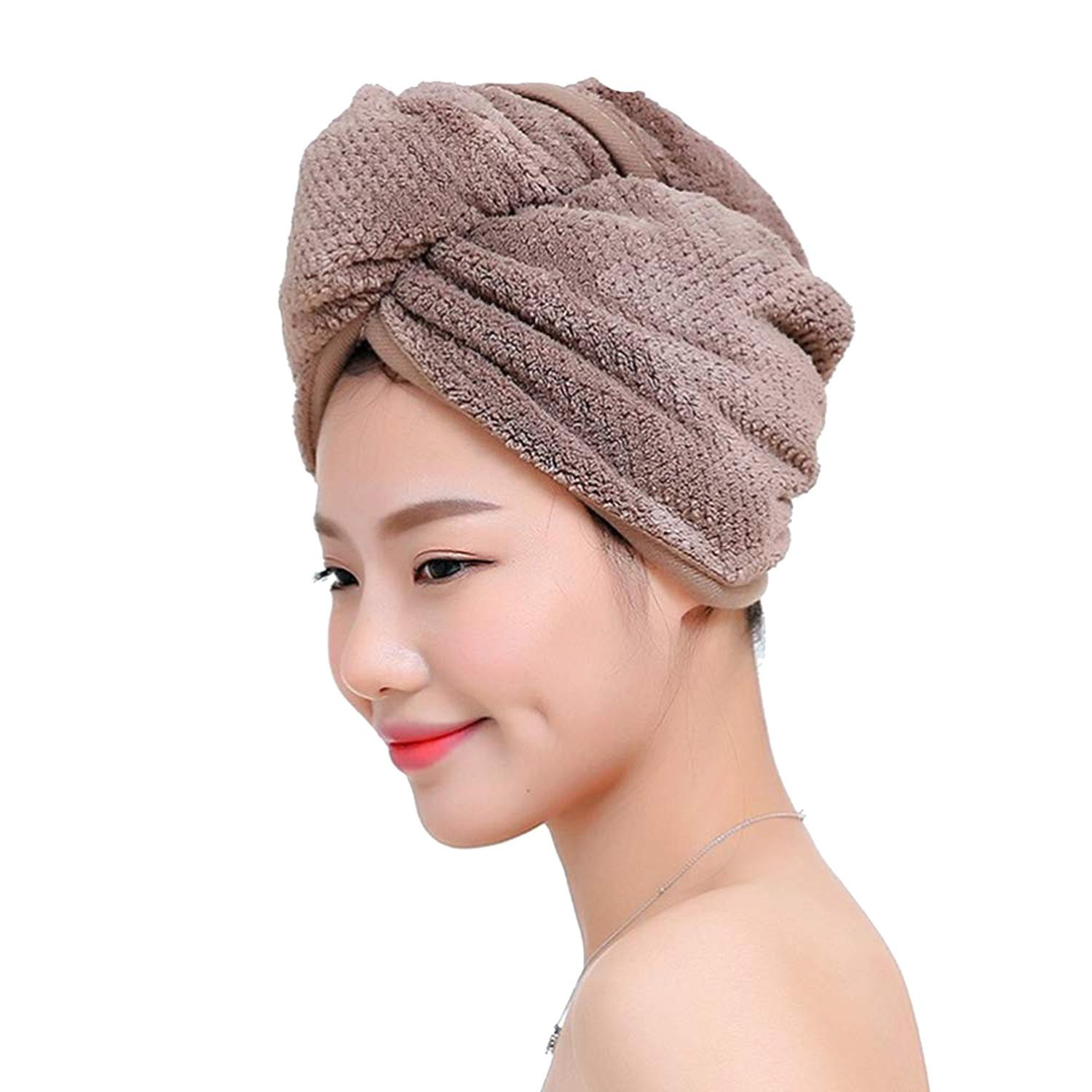 Serviette, Turban - Marron