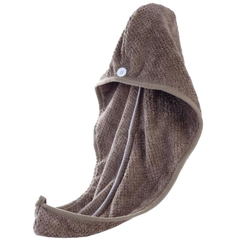 Serviette, Turban - Marron