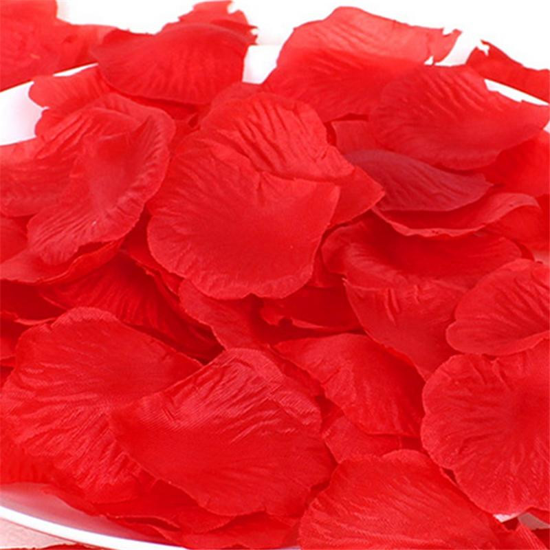 500x herbruikbare rozenblaadjes - rood