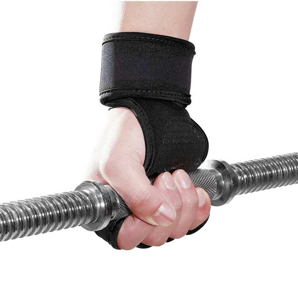 Training Gloves with Wrist Support - Black - L