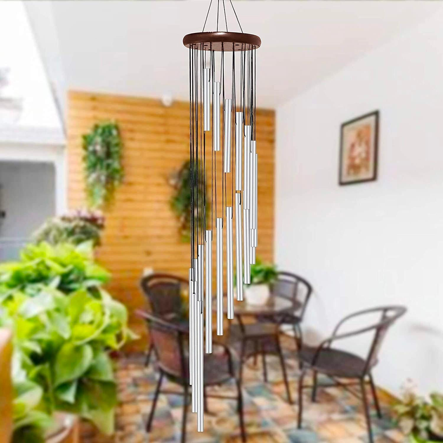 Campanelli eolici con 12 tubi