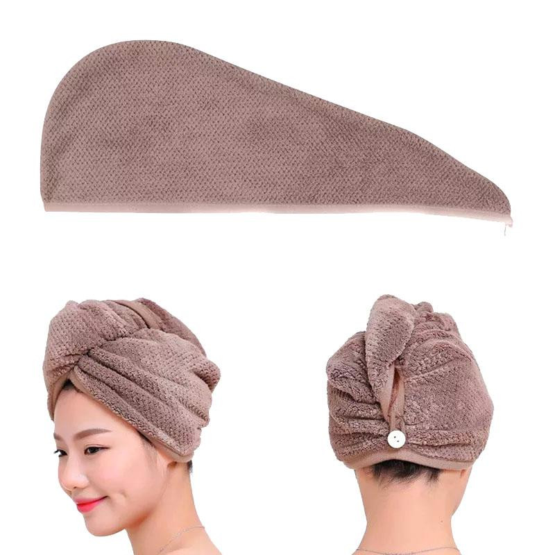 Serviette, Turban - Marron
