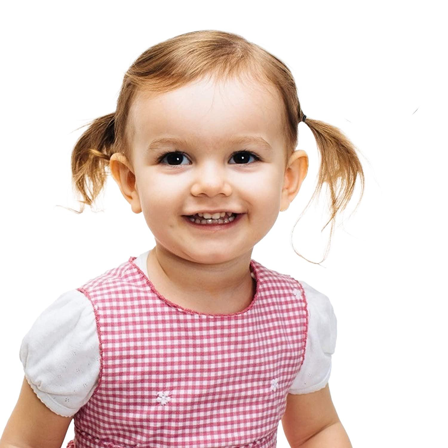 500 elastici per capelli, plastica - neri
