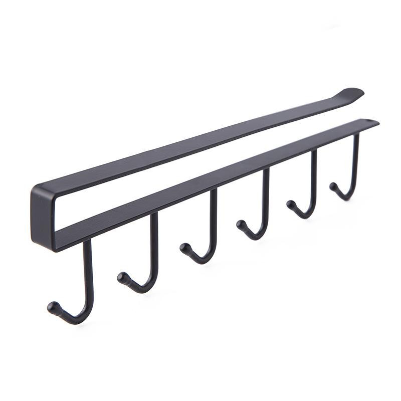 Hooks for Shelf - Black