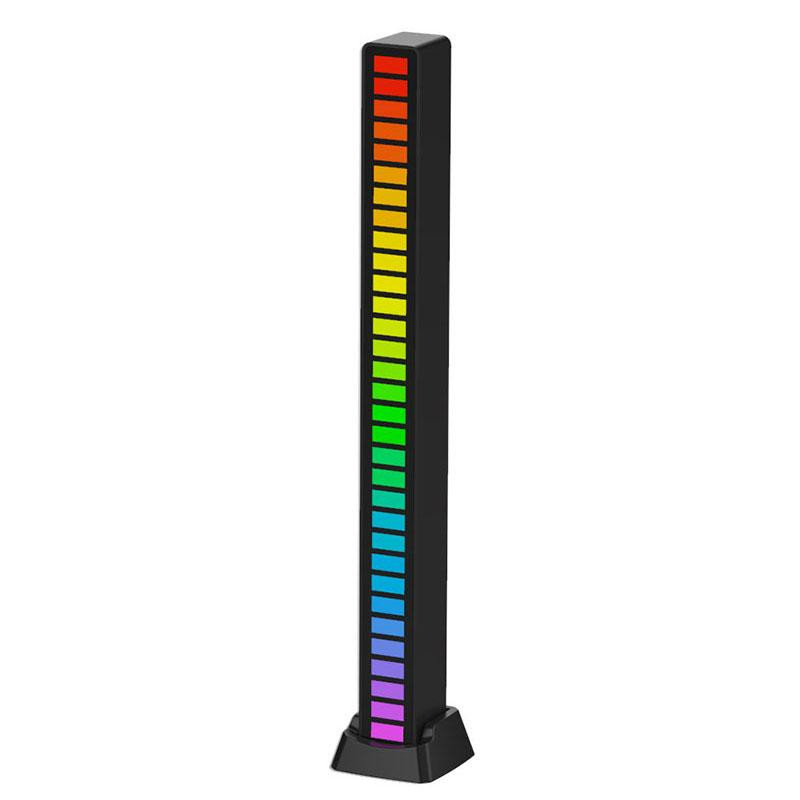 Fonometro, lampada a LED - Nero