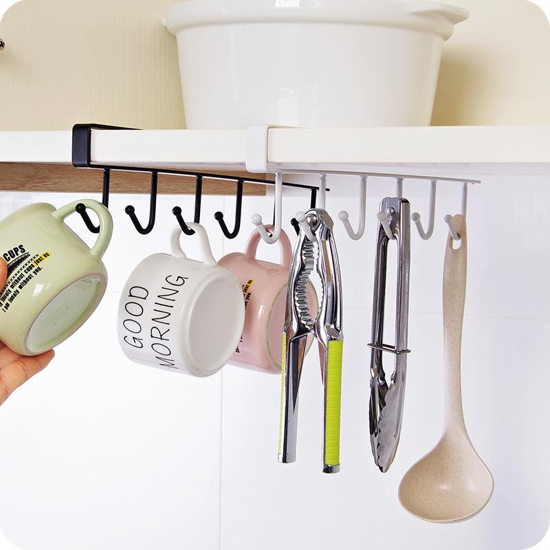 Hooks for Shelf - Black
