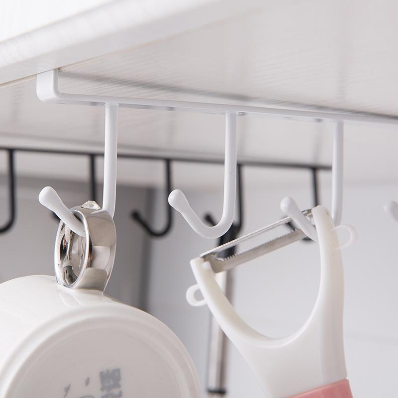Hooks for Shelf - Black