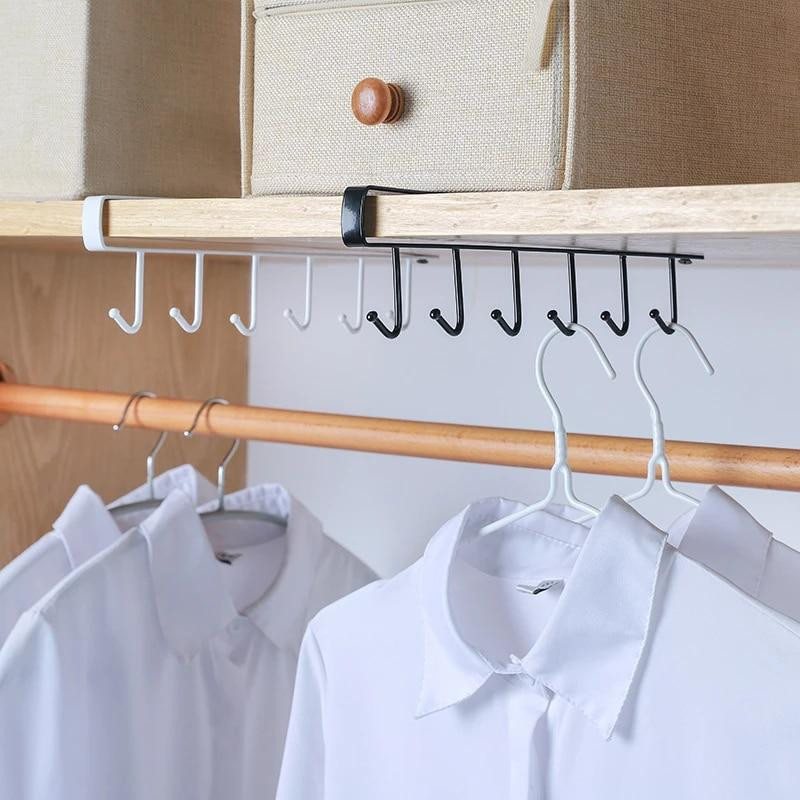 Hooks for Shelf - Black