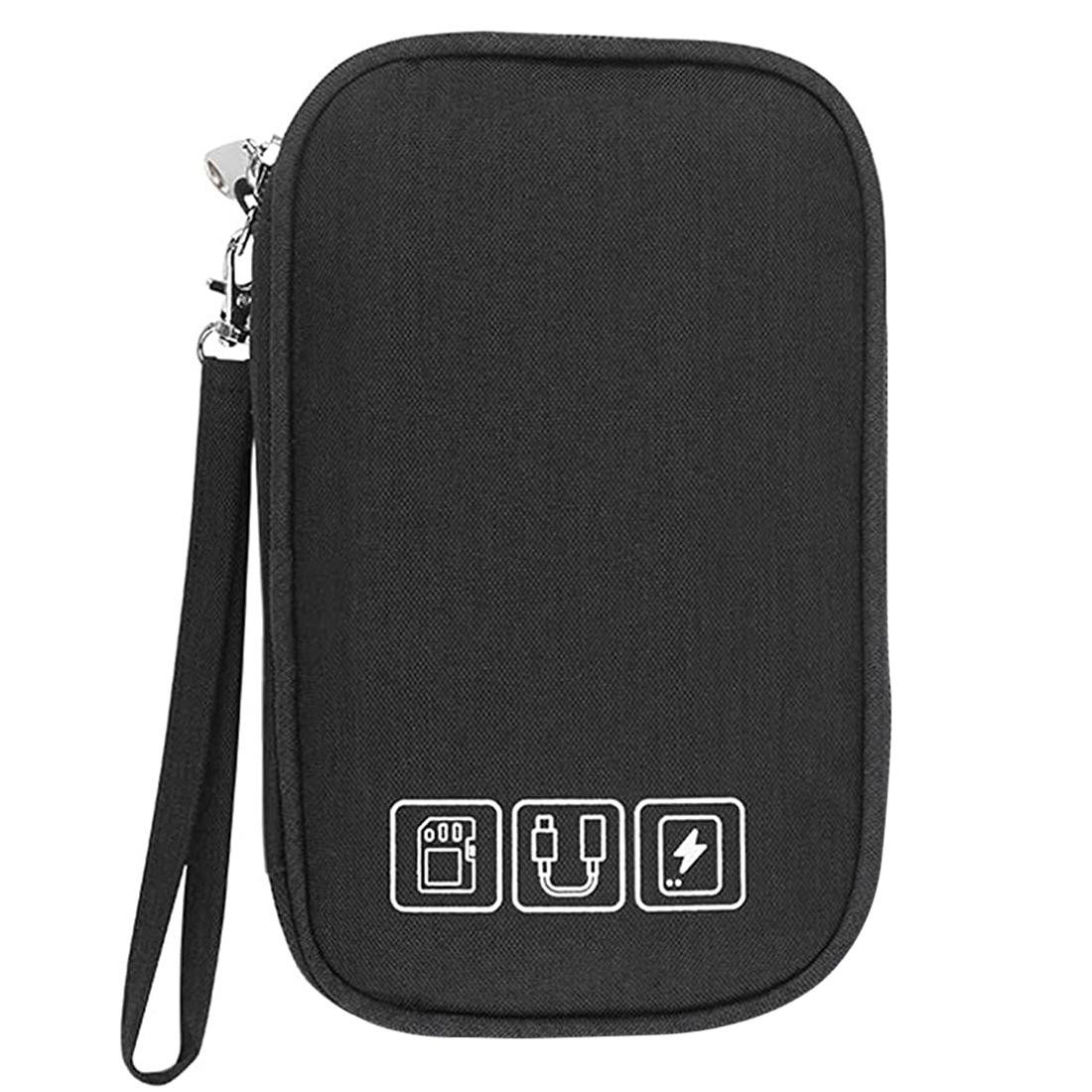 Storage Bag for Electronics Accessories - Black
