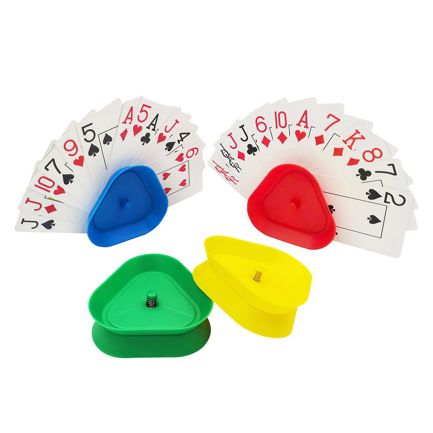 4x Playing Cards Holders in Plastic