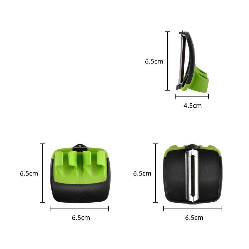 Pelapatate ergonomico - Verde e Nero