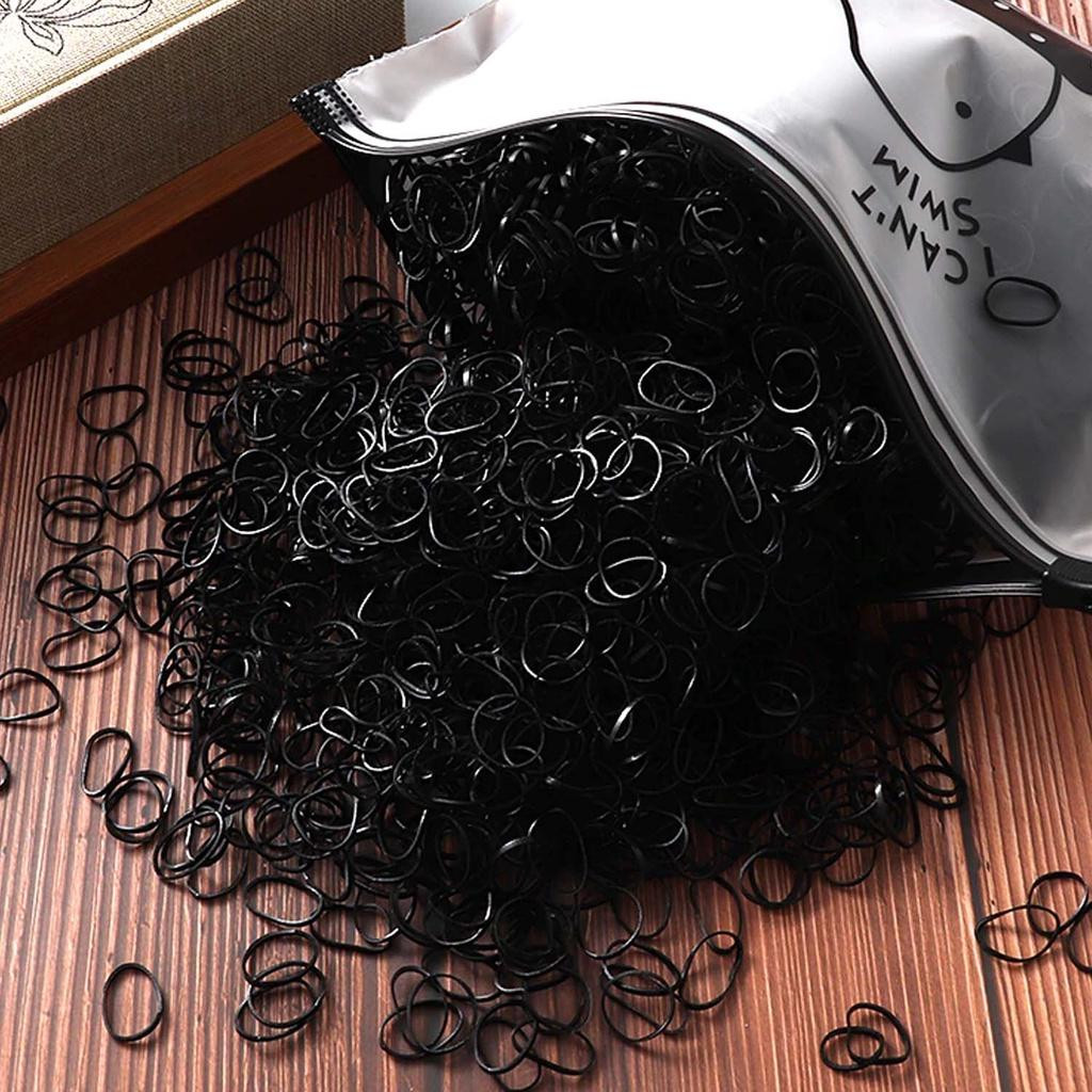 2000 fiocchi per capelli piccoli - neri