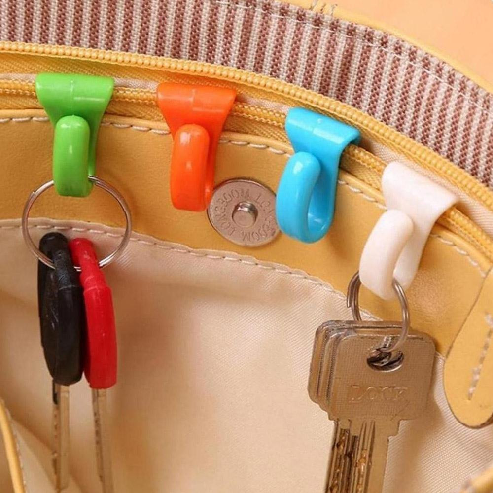 4x Bag Hooks - Assorted colors