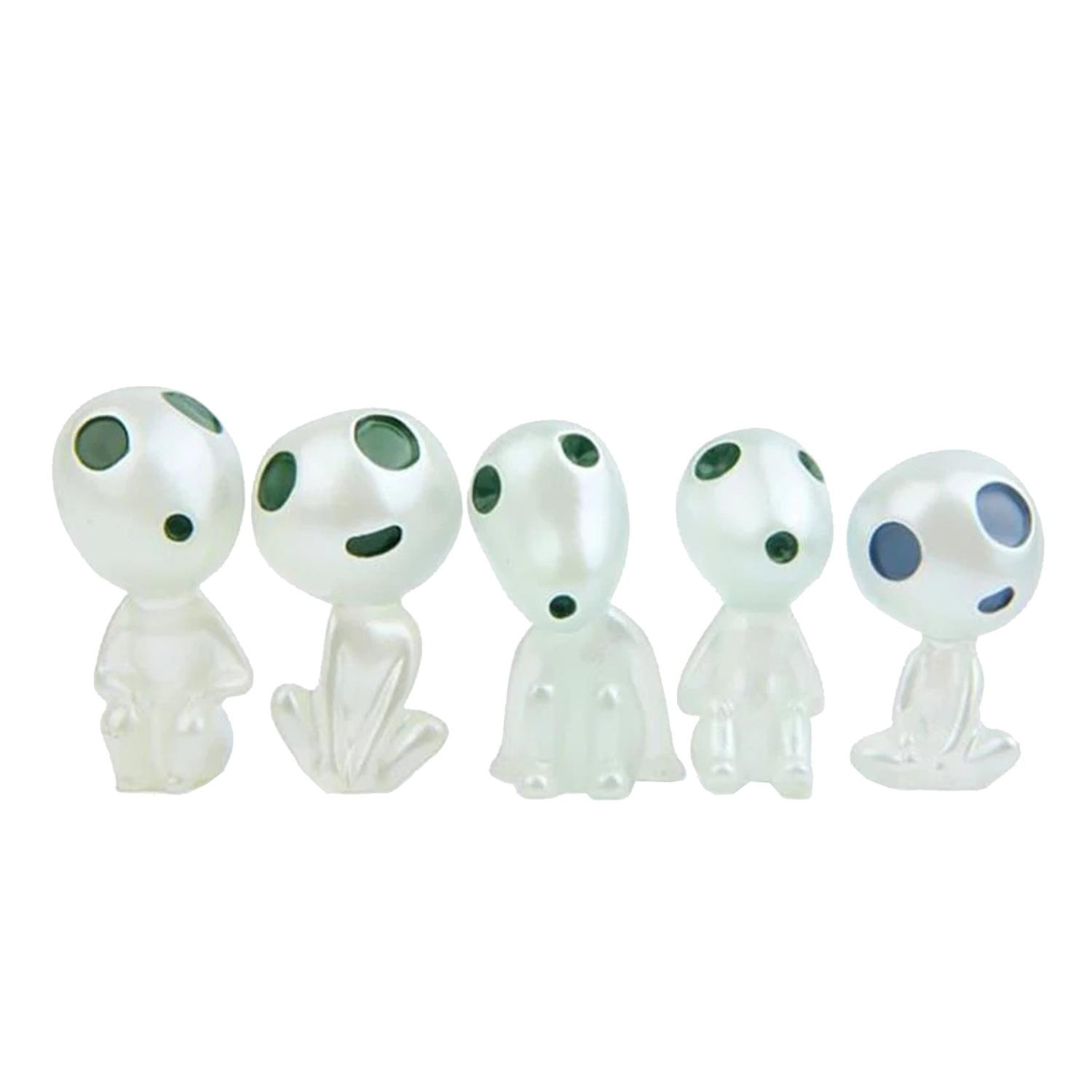 5x figurines phosphorescentes - Kodama