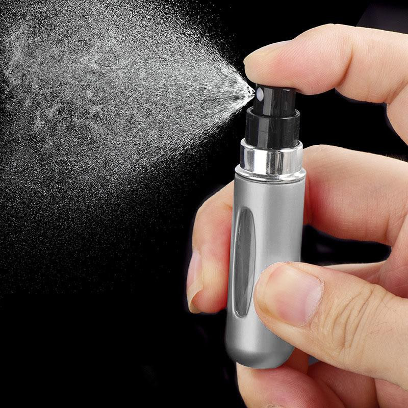 Perfume container, 5 ml - Black