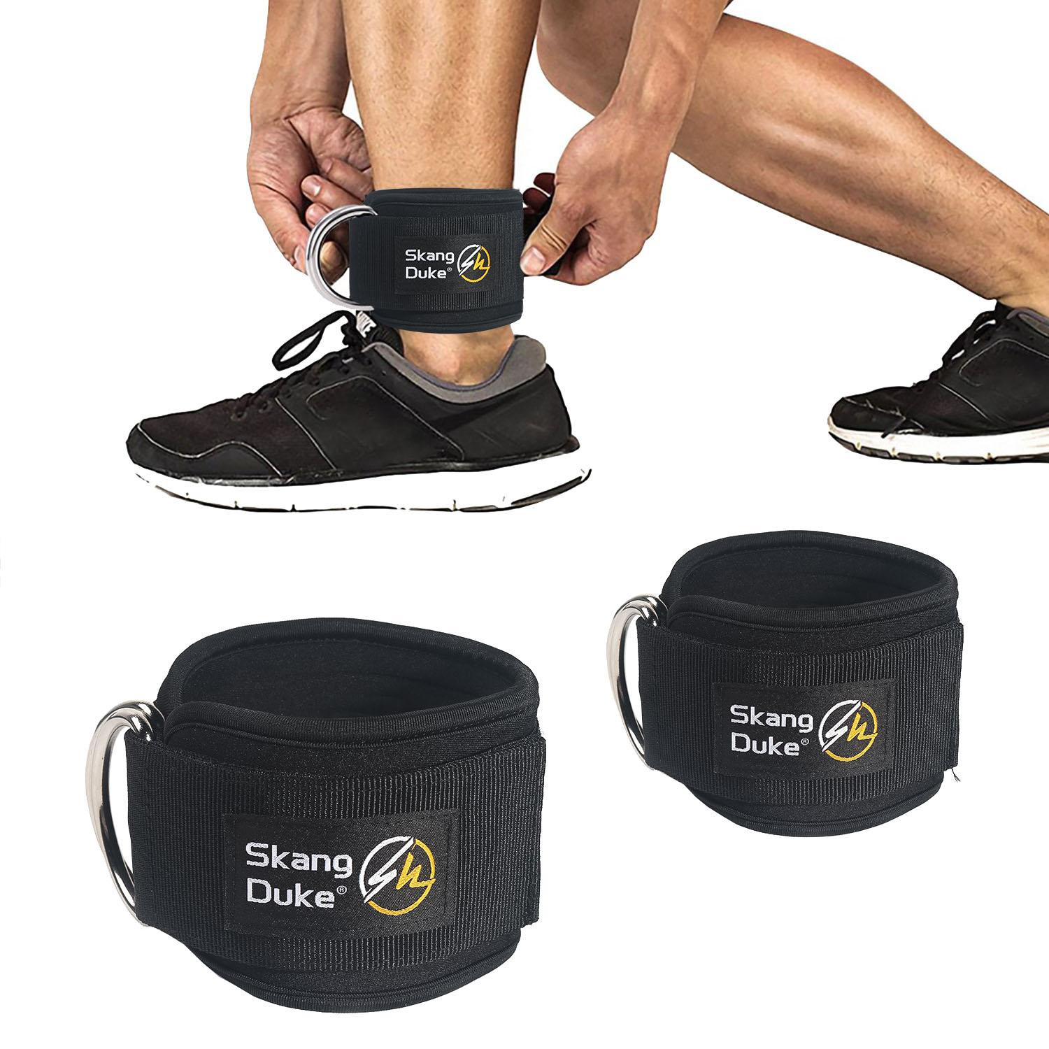 2x Ankle Straps, Gym - Black