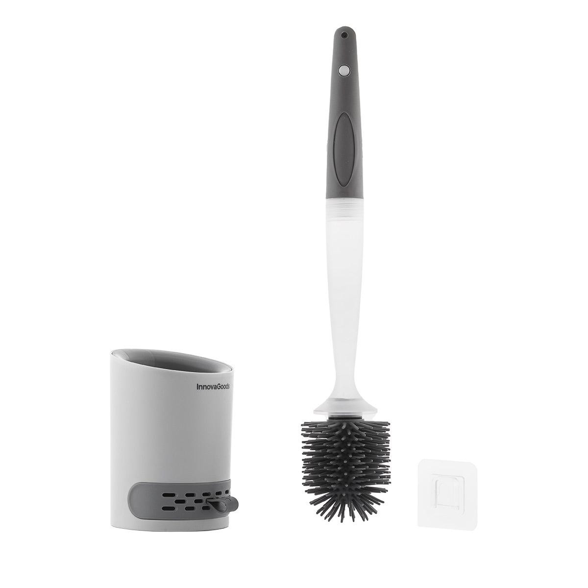Toilet brush with pump function