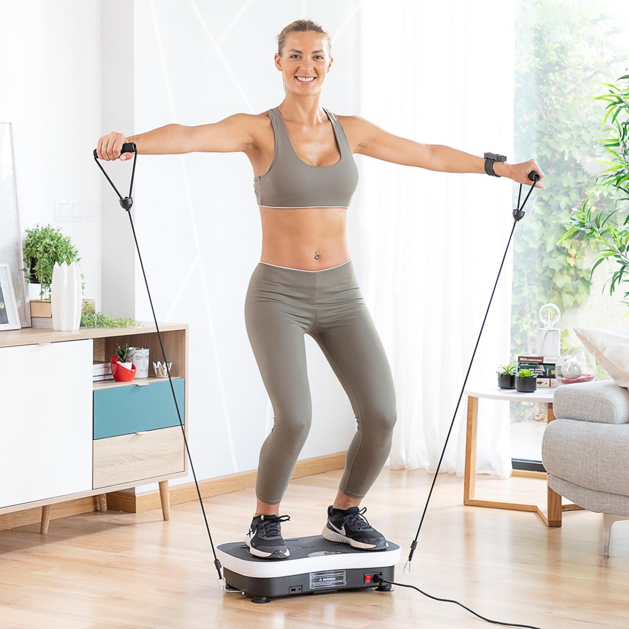 Vibrerend trainingsplatform met accessoires