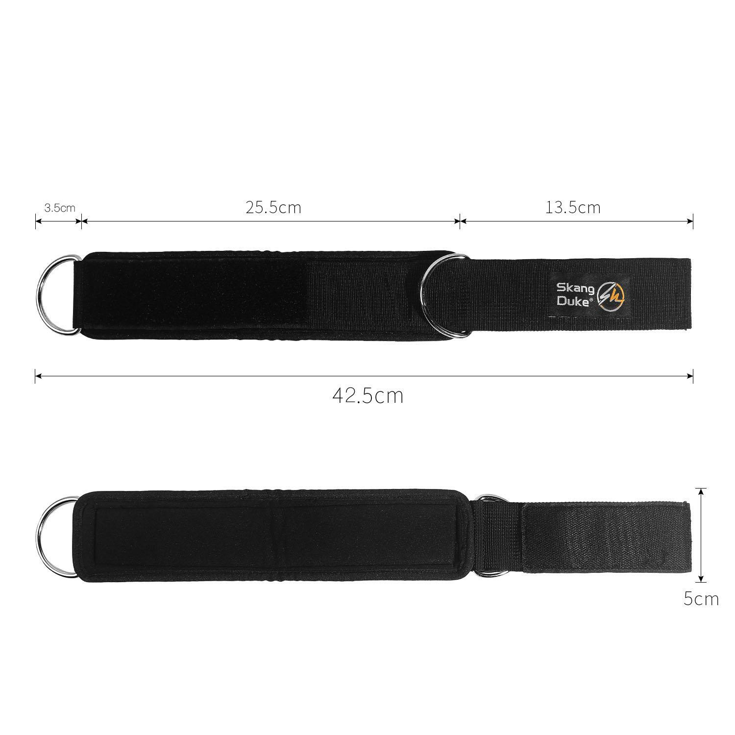 2x Ankle Straps, Gym - Black