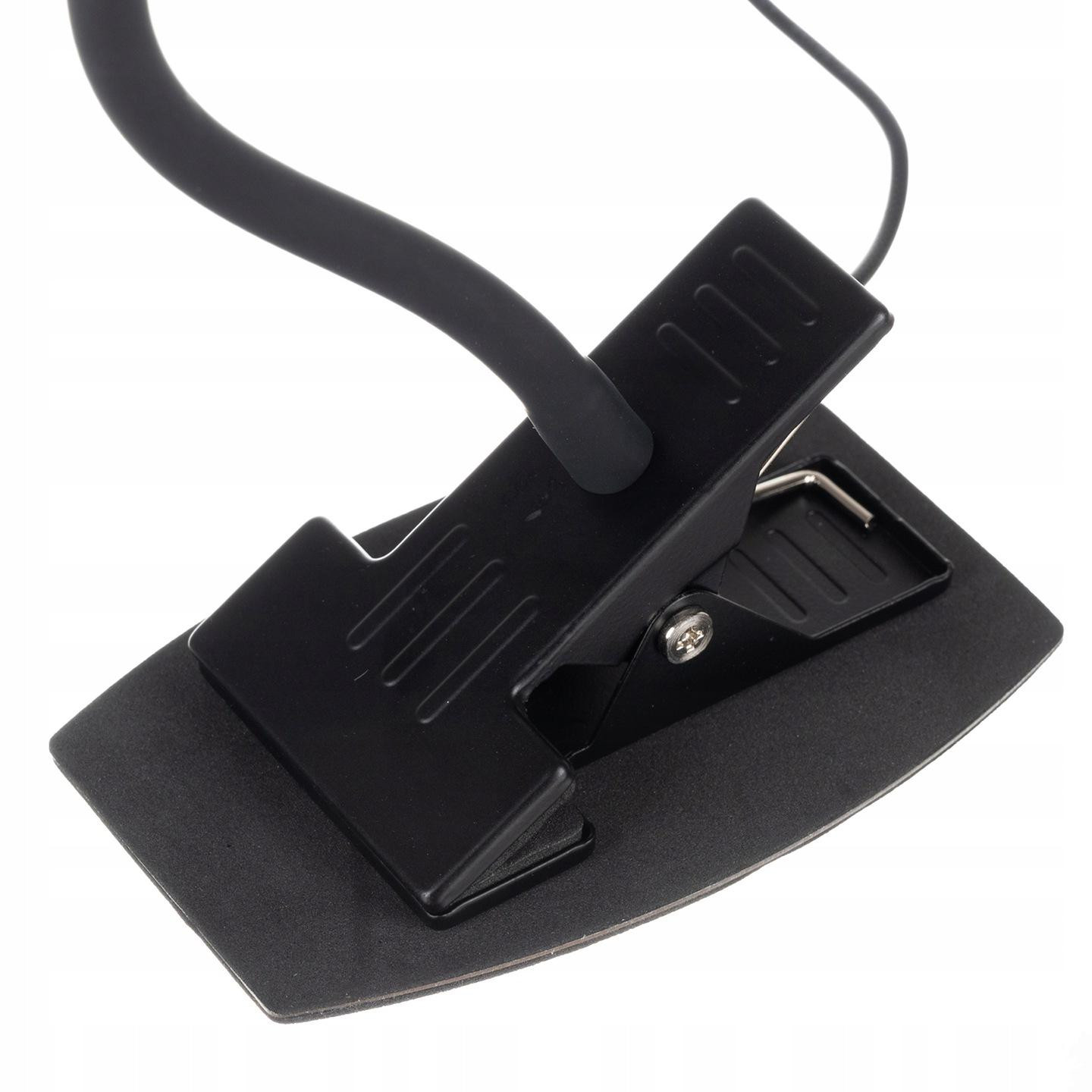 Lampada da scrivania con clip - USB - nera