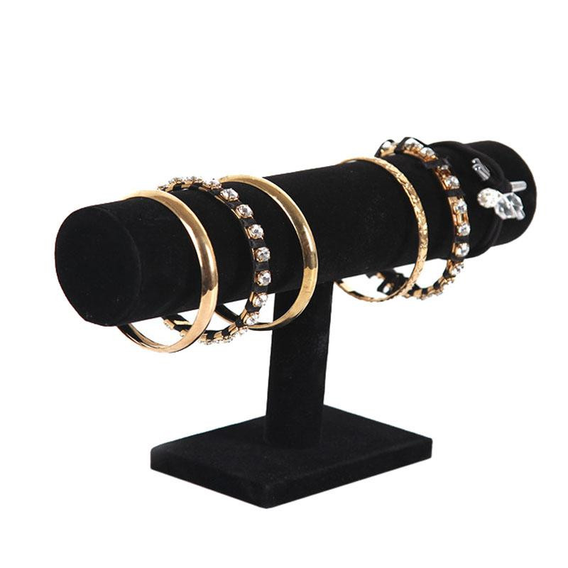 Armbandständer, Samt - Schwarz