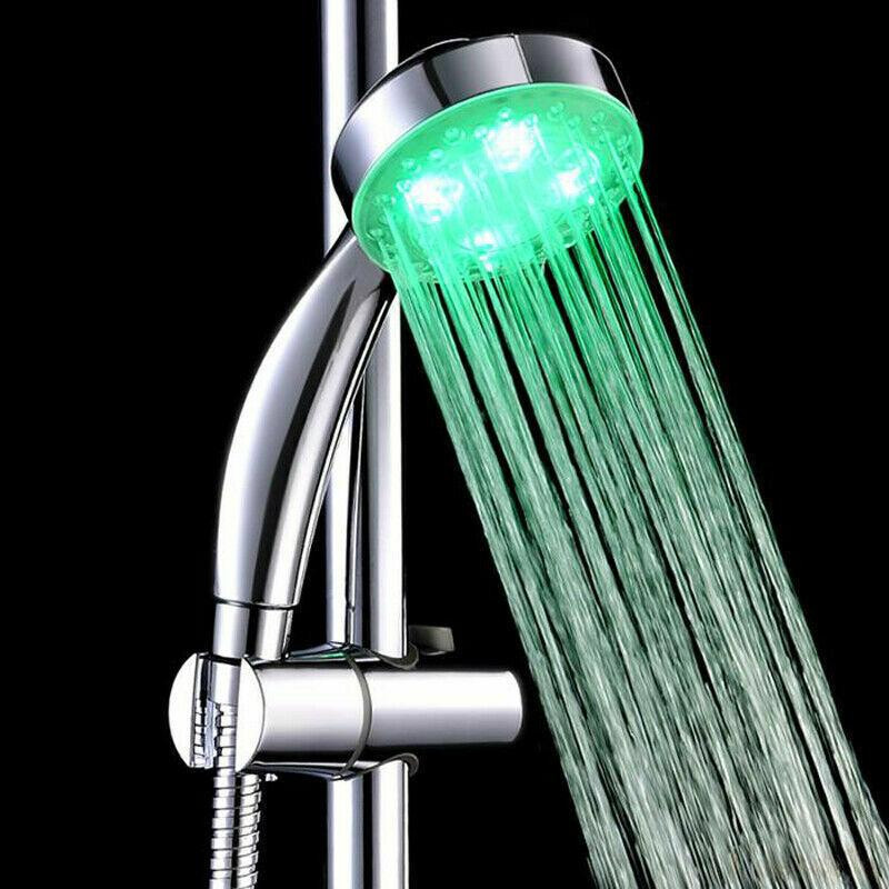 Shower nozzle with Multicolor LED Lighting