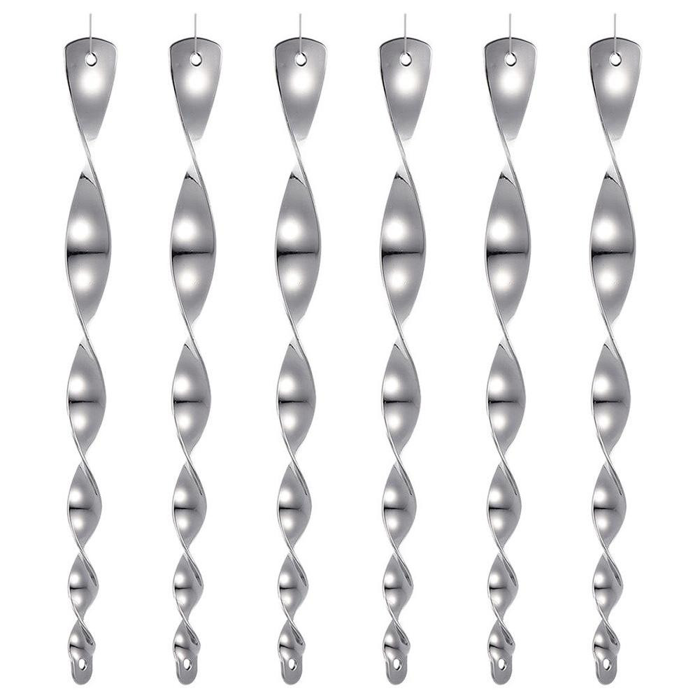6x Scarecrows - Reflective Spirals
