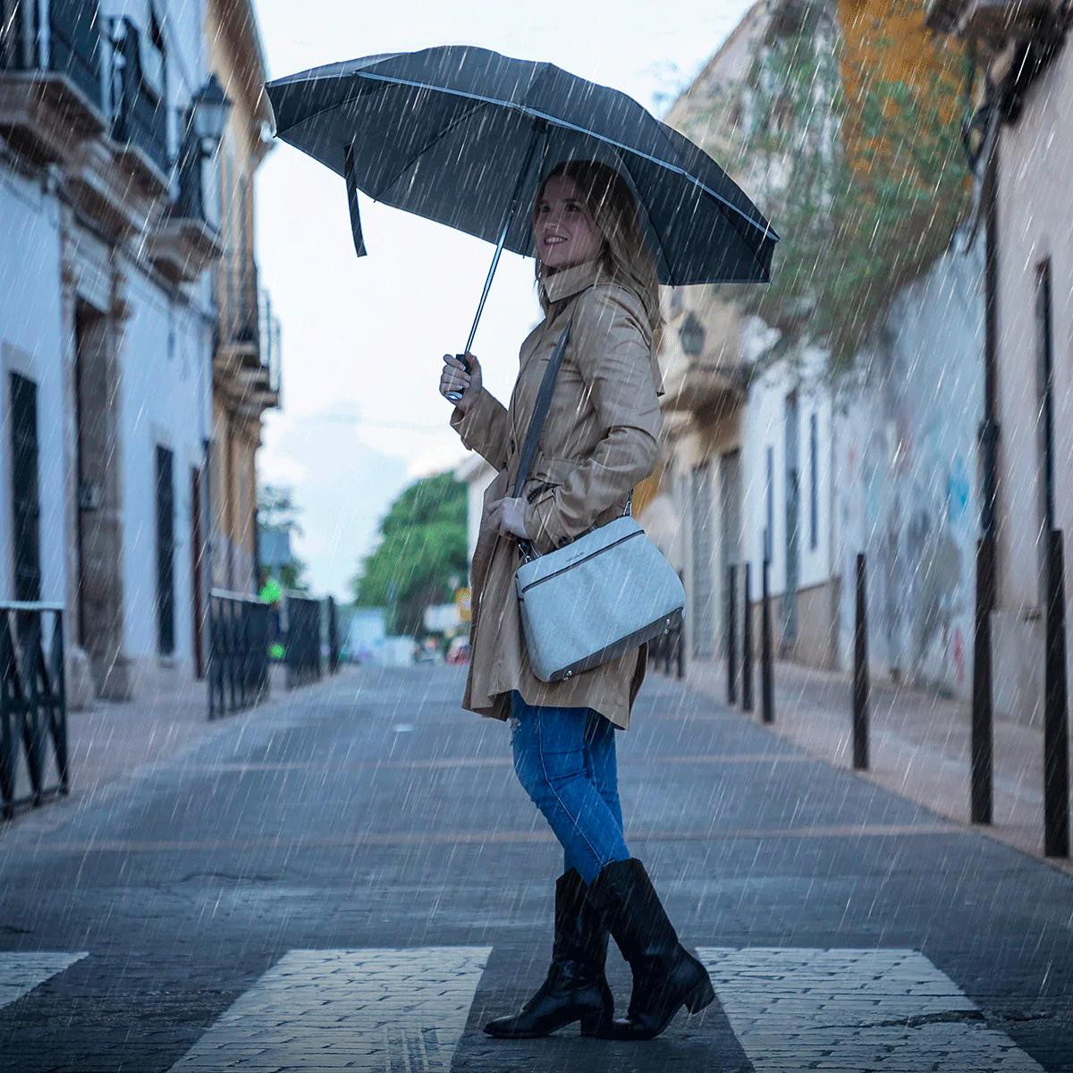 Parapluie avec éclairage LED