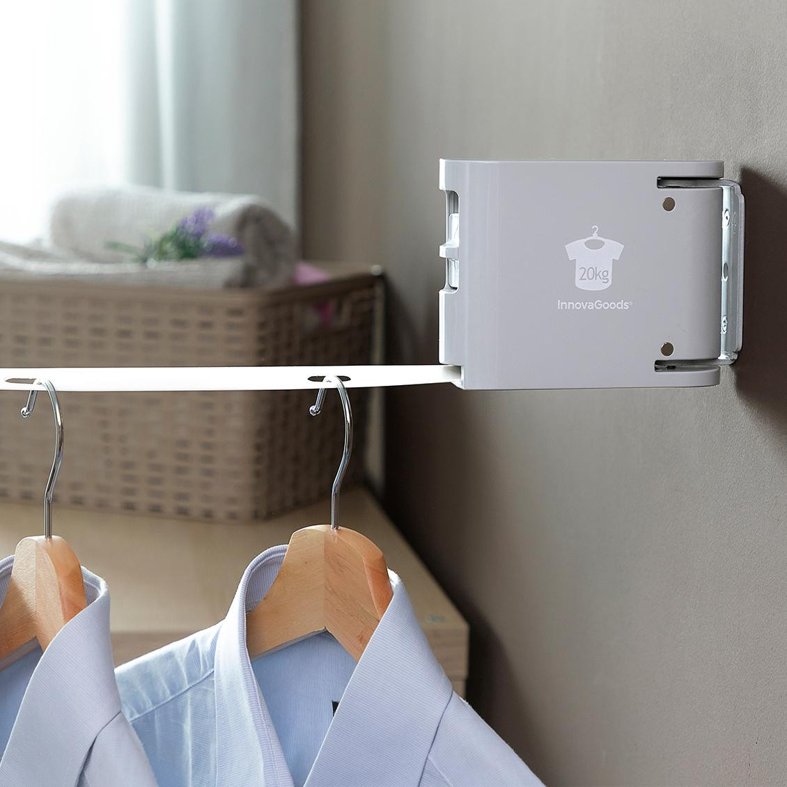 Retractable washing line - 4 m