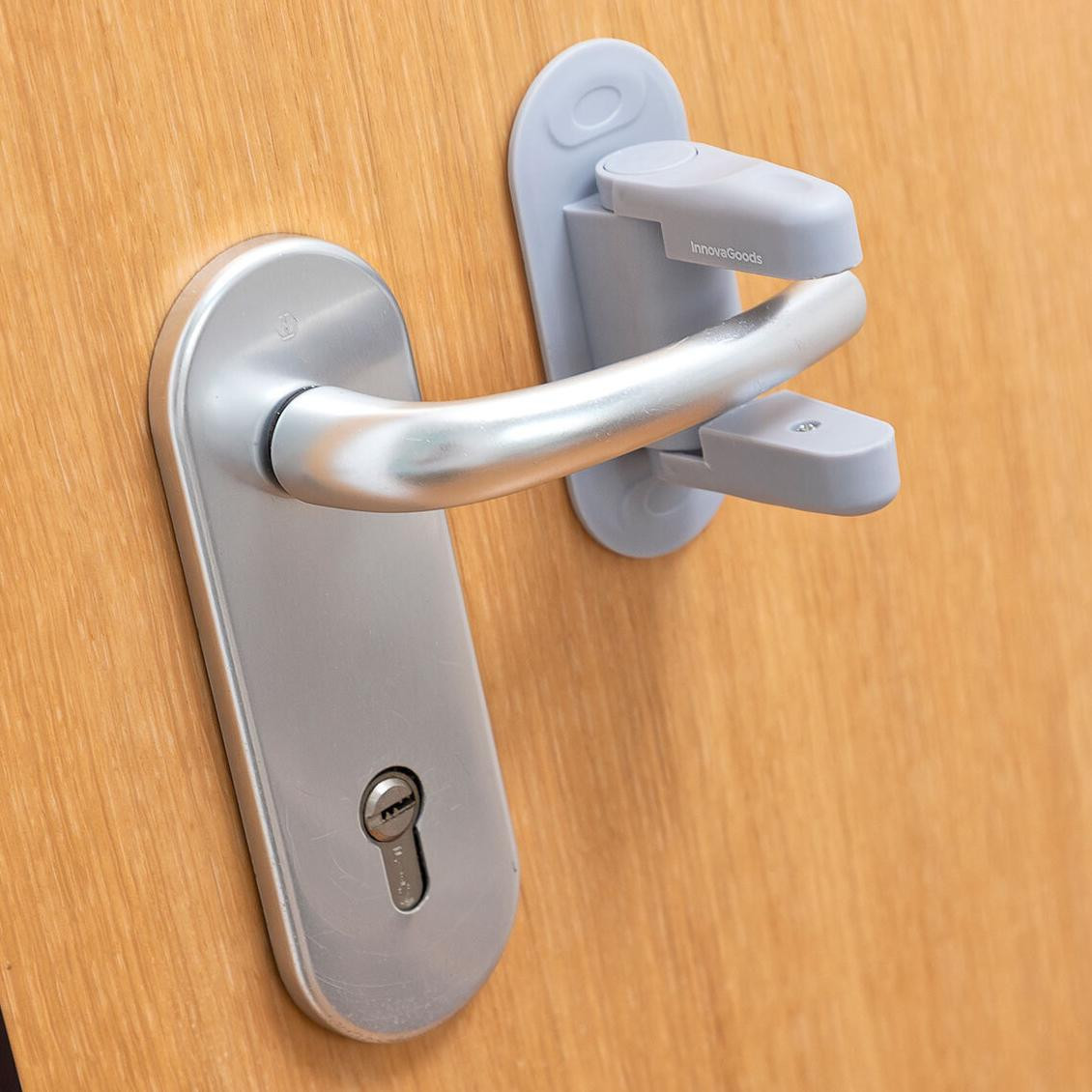 Child Lock for Door Handle - Grey