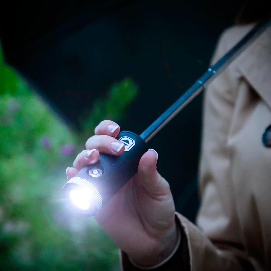 Umbrella with LED lighting