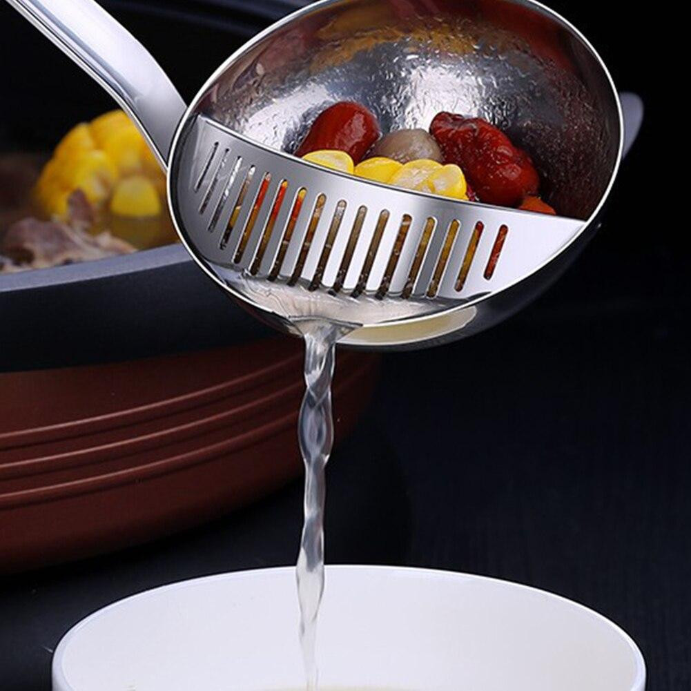 Suppenkelle mit Sieb - 2-in-1
