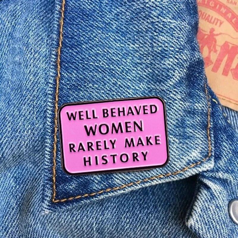 3x Emaille Pins - Feminisme