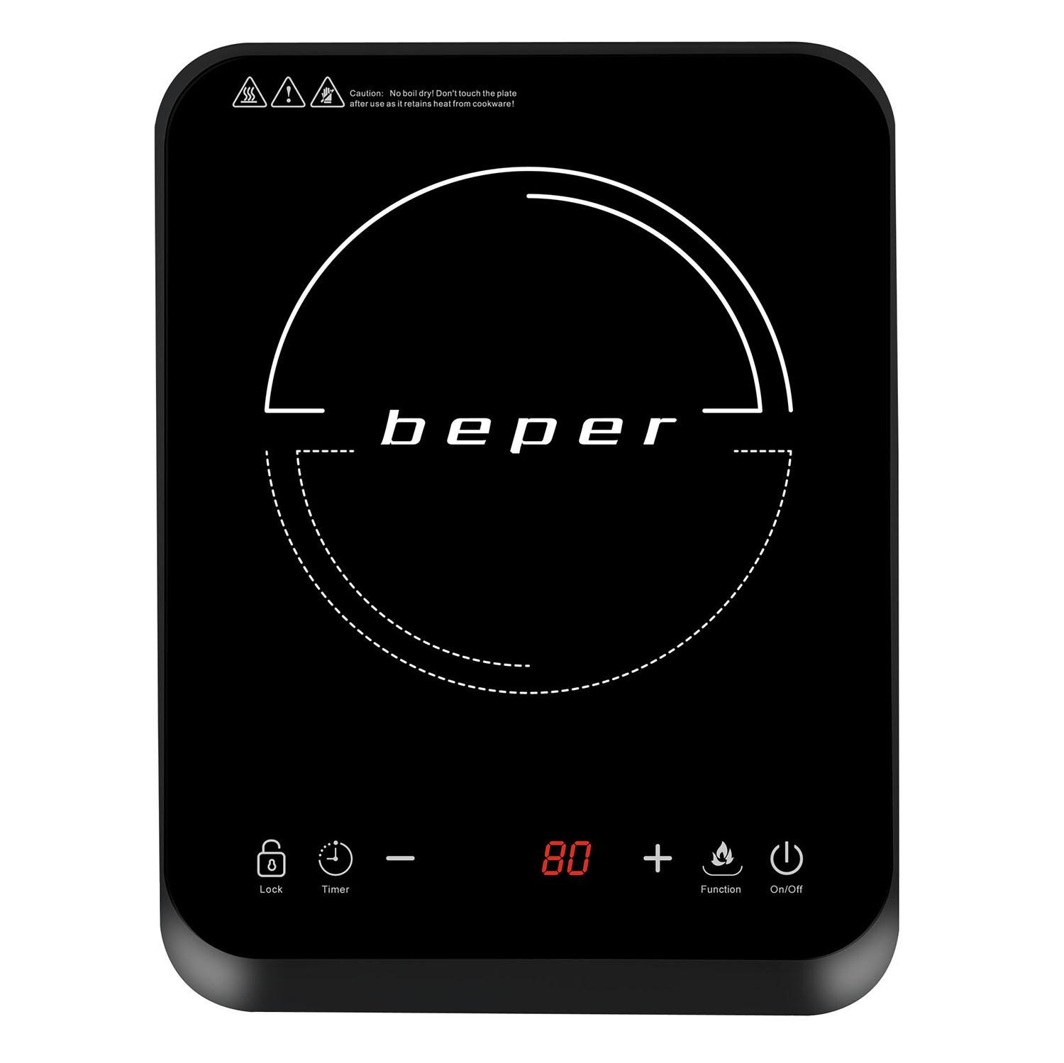 Induction plate, Black - 2000 W